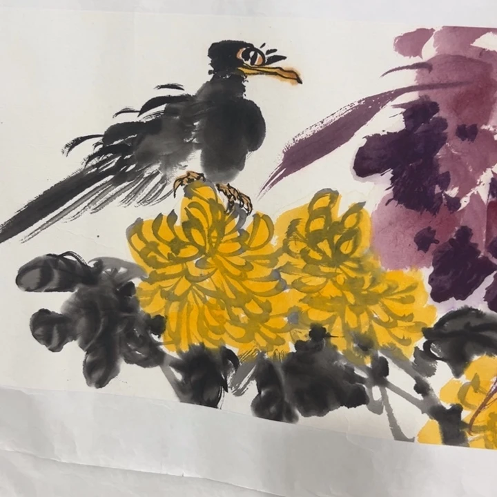 国画崔树老师作品精品水墨