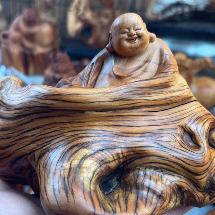 宸***太行崖柏手把件的设计和制作