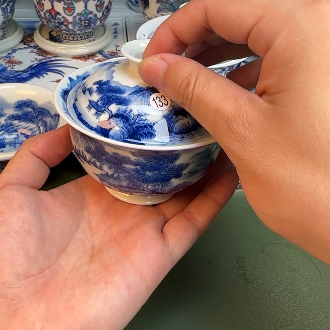 彦祖纯手工手绘茶具133
