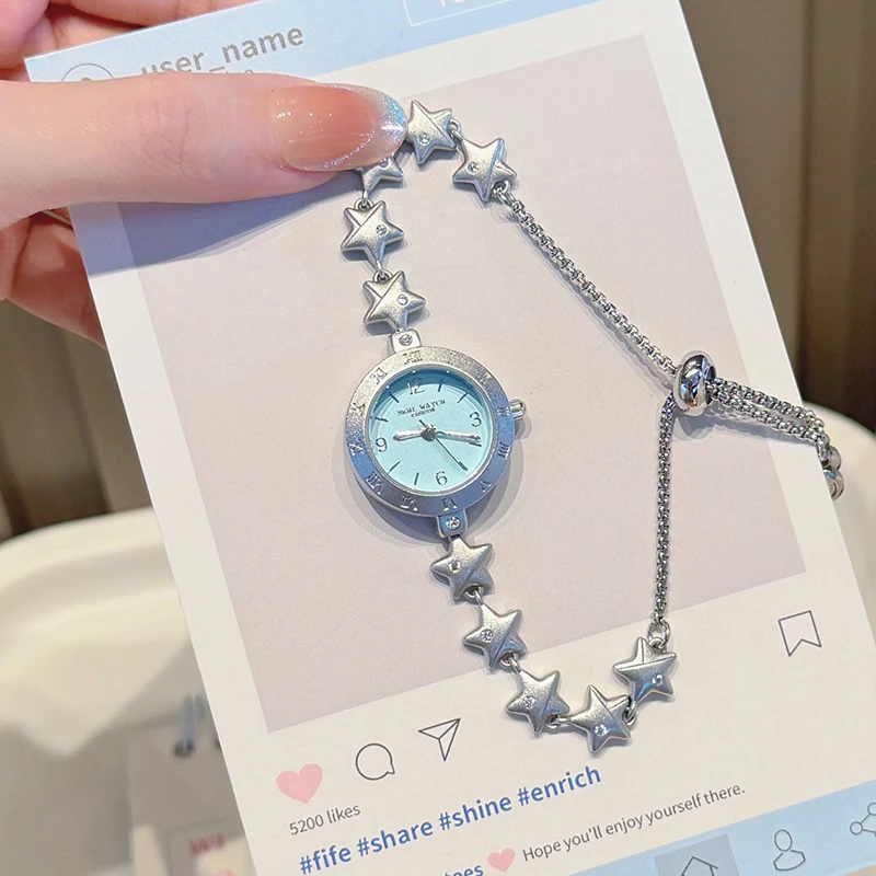 时尚星星手链表网红手表礼物石英表爆款2025新款女士手表女款2630