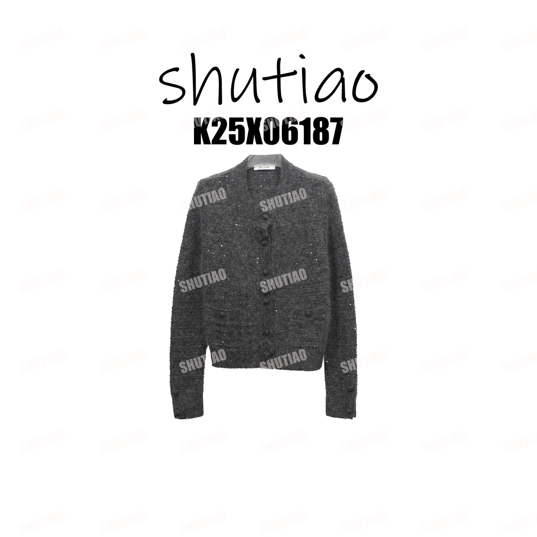 【SHUTIAO】2025秋冬：新款小众设计款开衫K25X06187