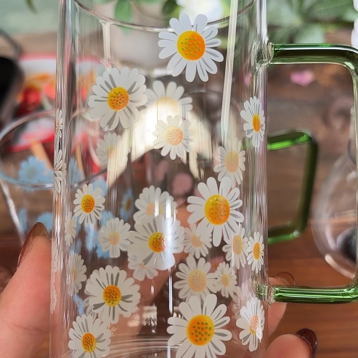 玻璃茶器云菊锦梦白