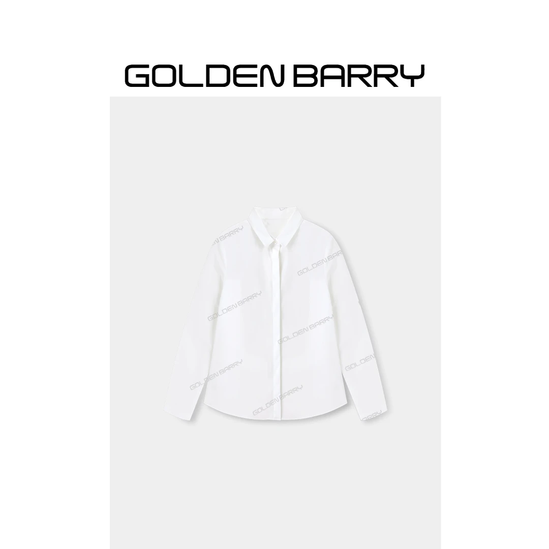 GOLDENBARRY|212662“浮云织梦”韩系简约合体衬衫