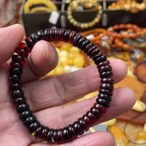 手链琥珀未镶嵌手串