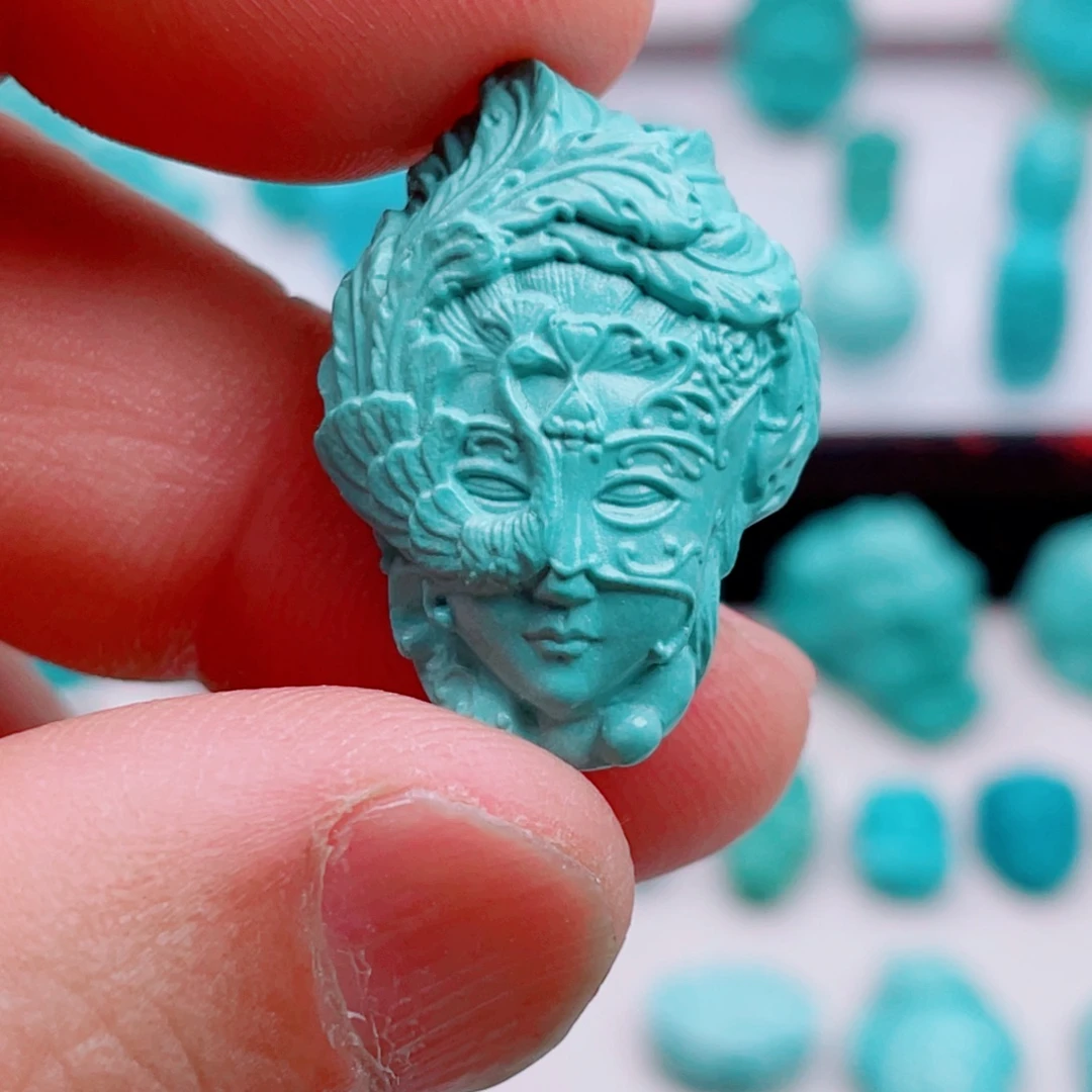 绿松石未镶嵌吊坠(不含链)