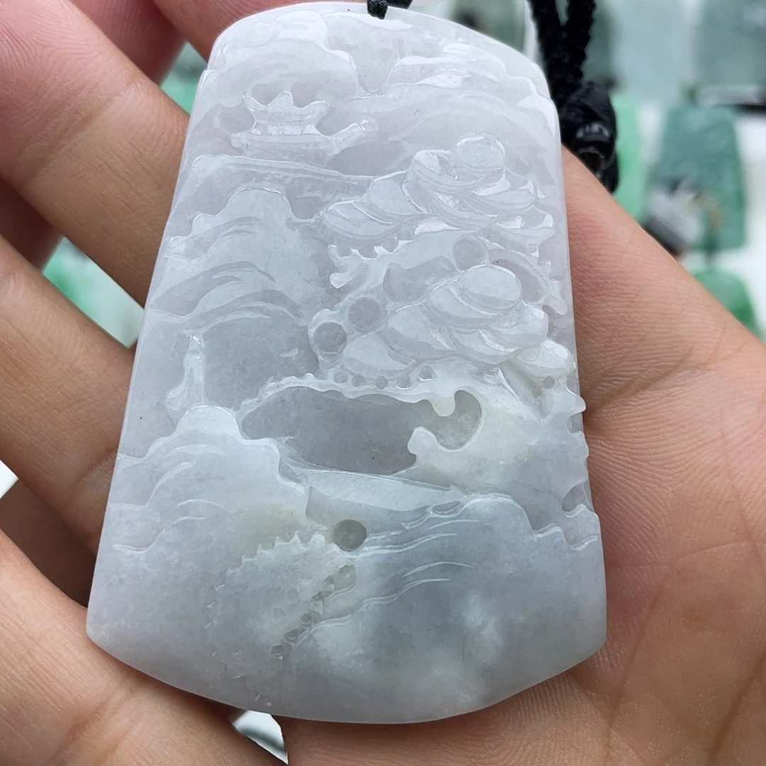 颈饰未镶嵌翡翠用****1翡翠