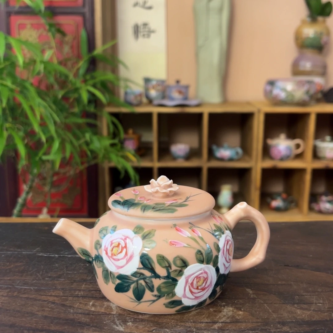 柴烧手工手绘陶瓷