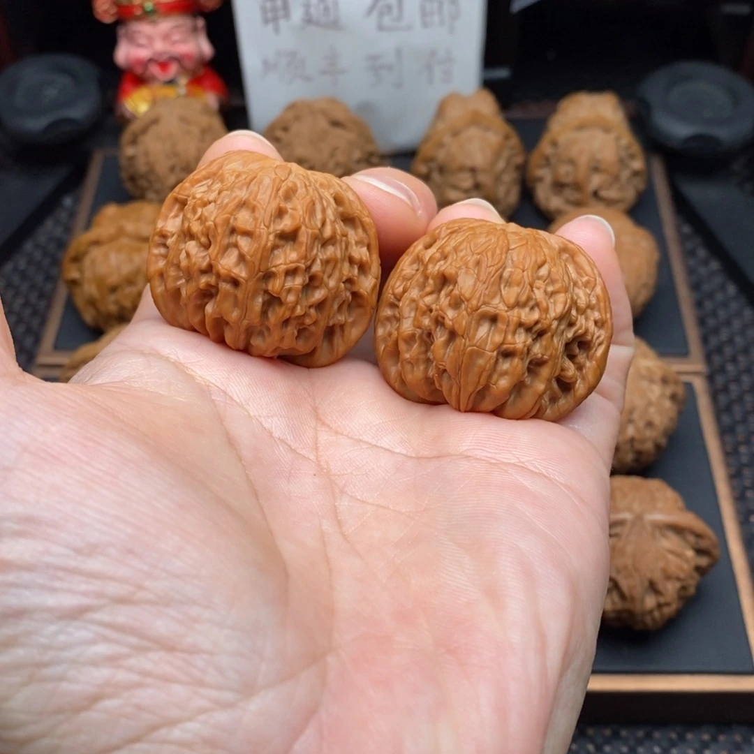 等***光把件文玩核桃磨盘