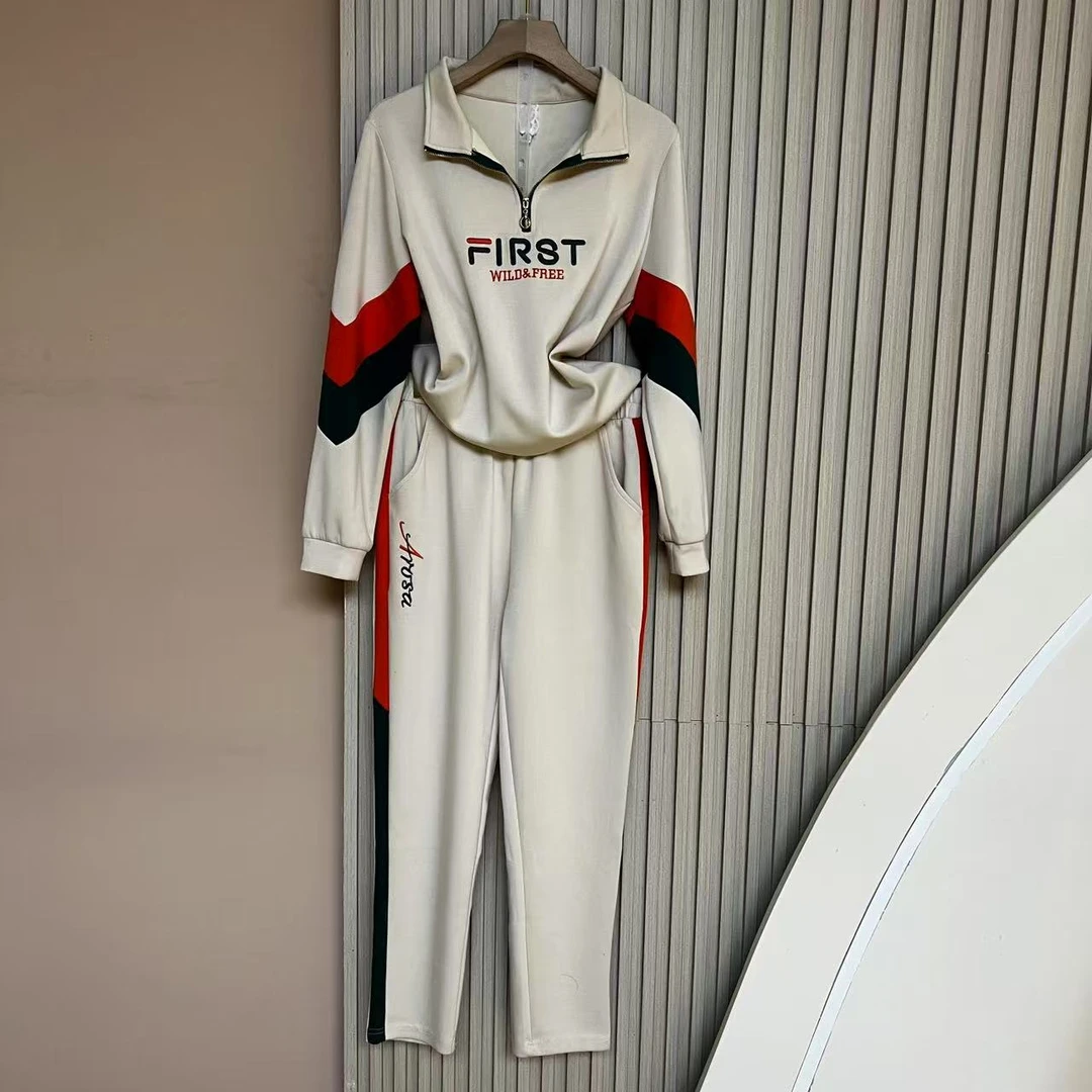 新品女装显瘦百搭韩版时尚休闲运动套装626