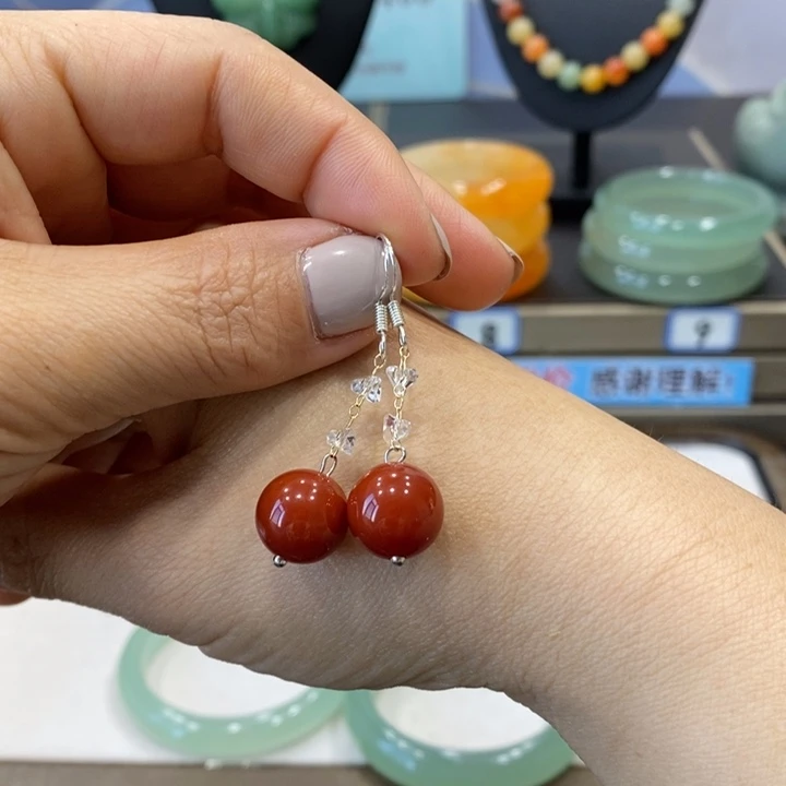 玛瑙/玉髓银S925镶嵌珠宝半成品