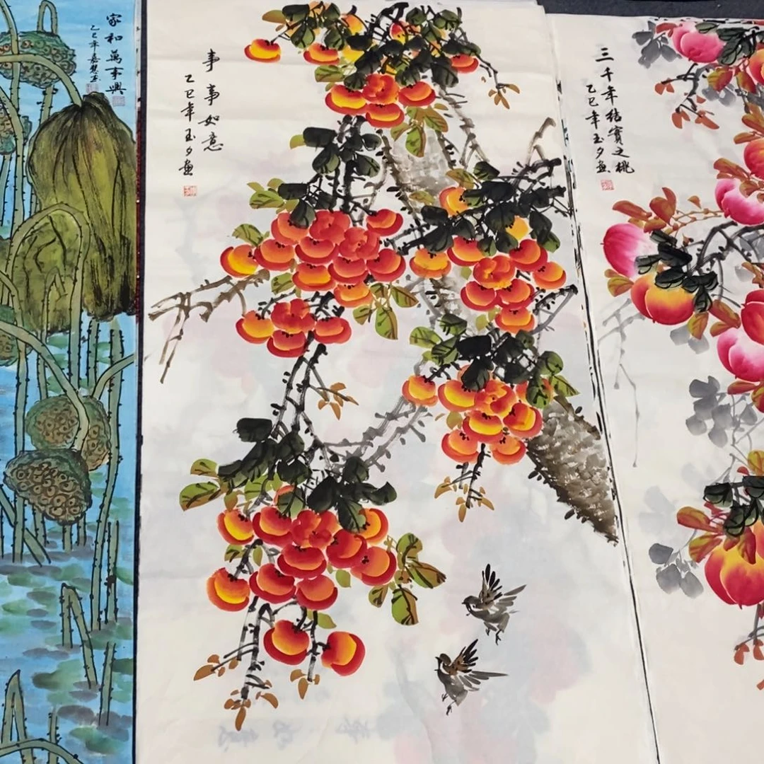 国画尺寸140✖️70四尺精品手绘画