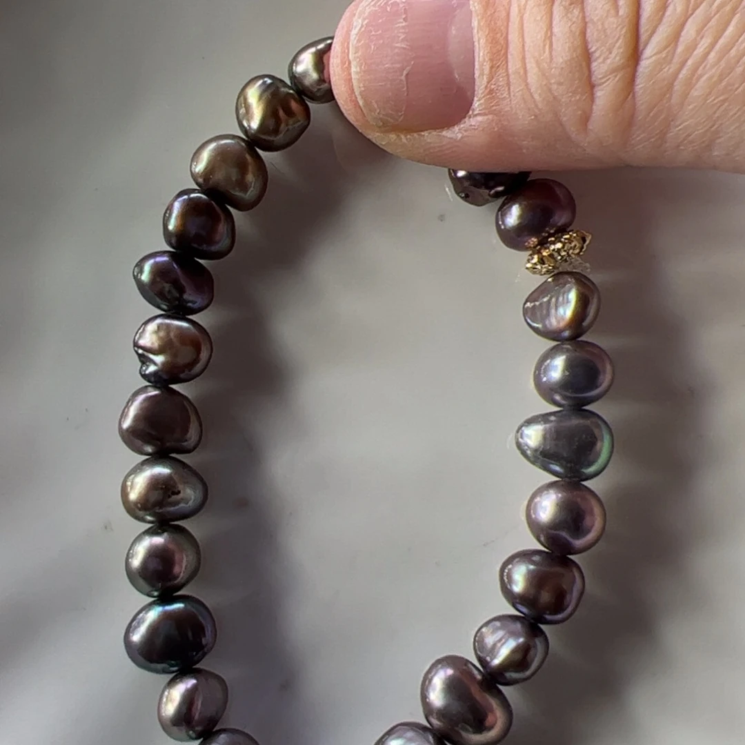 淡水珍珠合金手链881