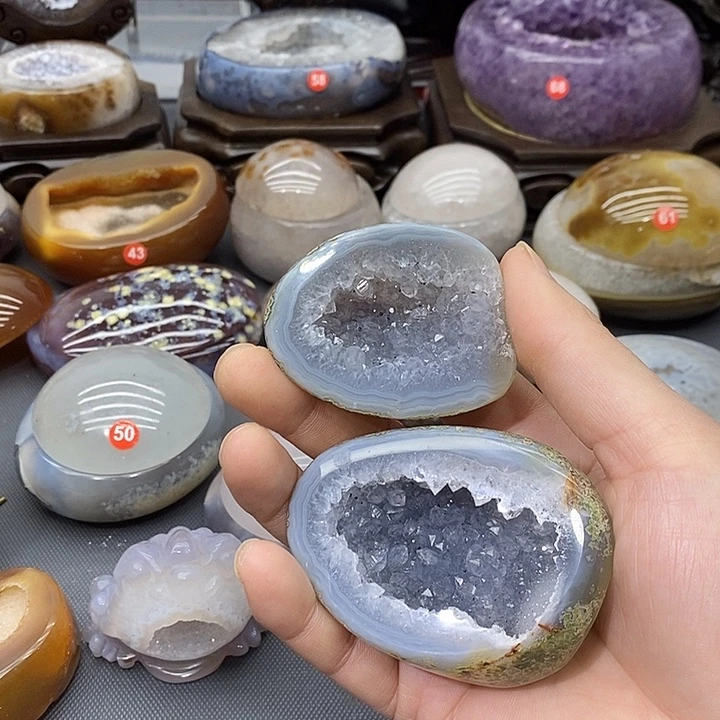 未镶嵌紫晶摆件聚宝盆