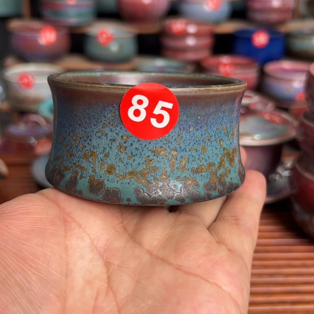 手工制作钧窑茶器