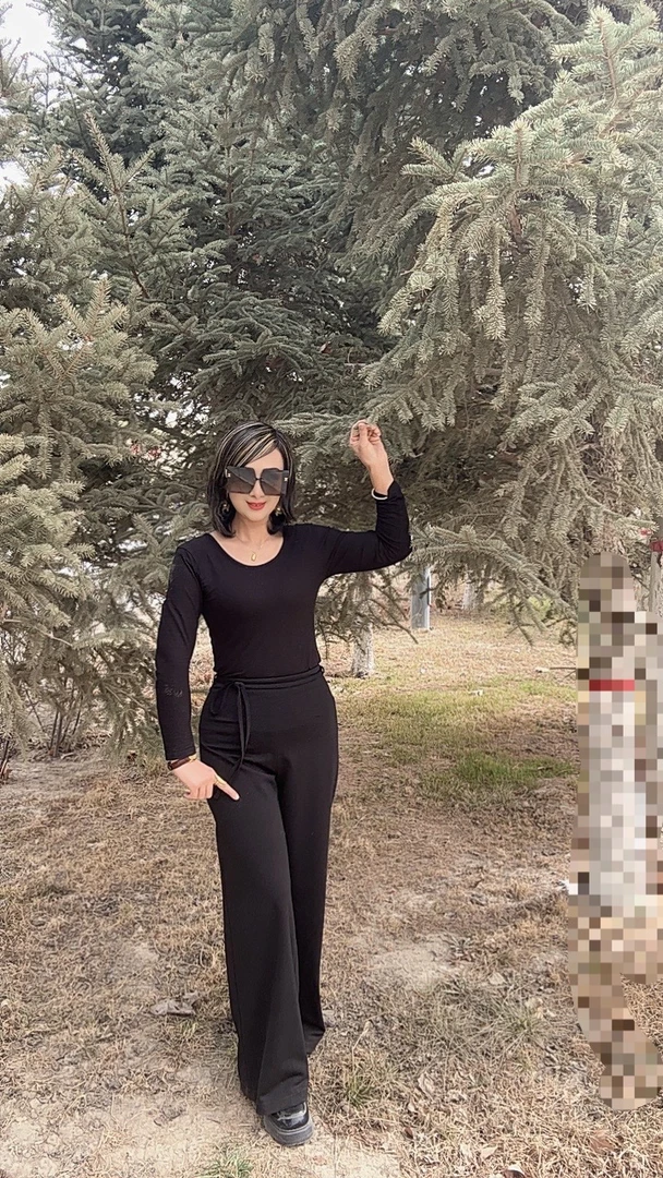 新款时尚白搭显瘦气质休息裤子