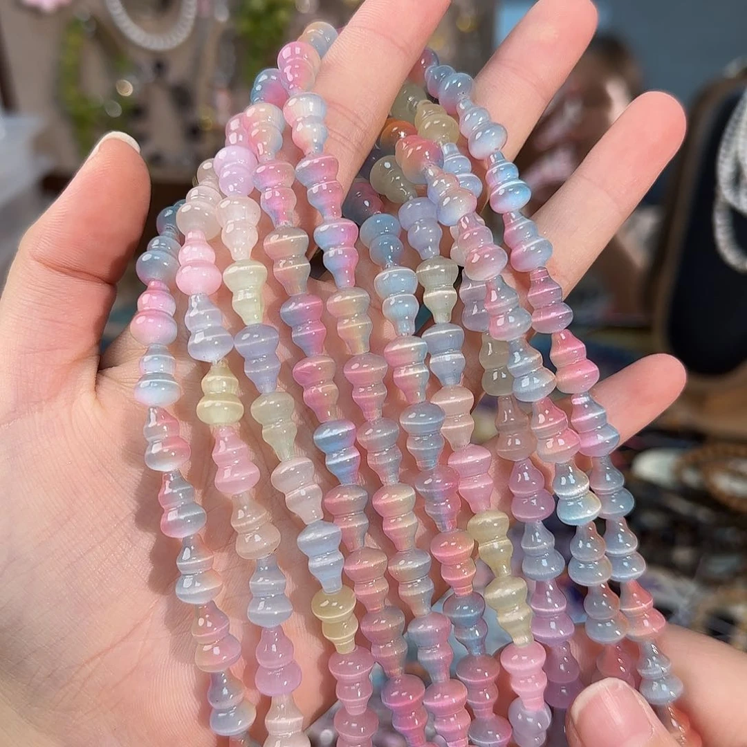玻璃非金属彩色葫芦一条绕手2圈