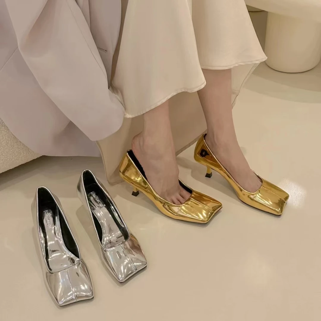 【彭彭】品牌撤柜女鞋断码清仓（默认微瑕）完美主义者勿拍法式粗跟