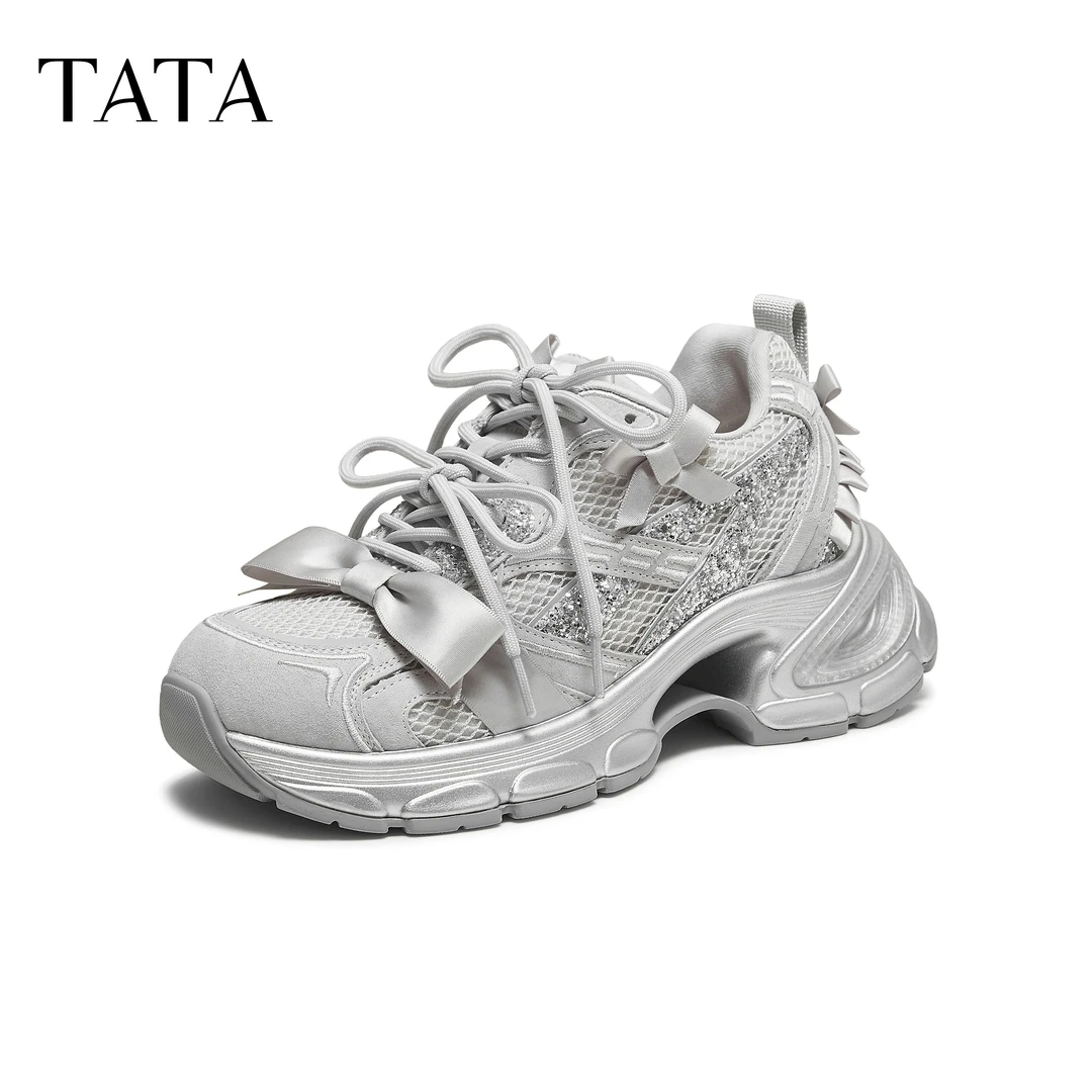 【琥珀流光】TATA他她2025秋新款商场同款老爹鞋休闲运动鞋GWN01CM5