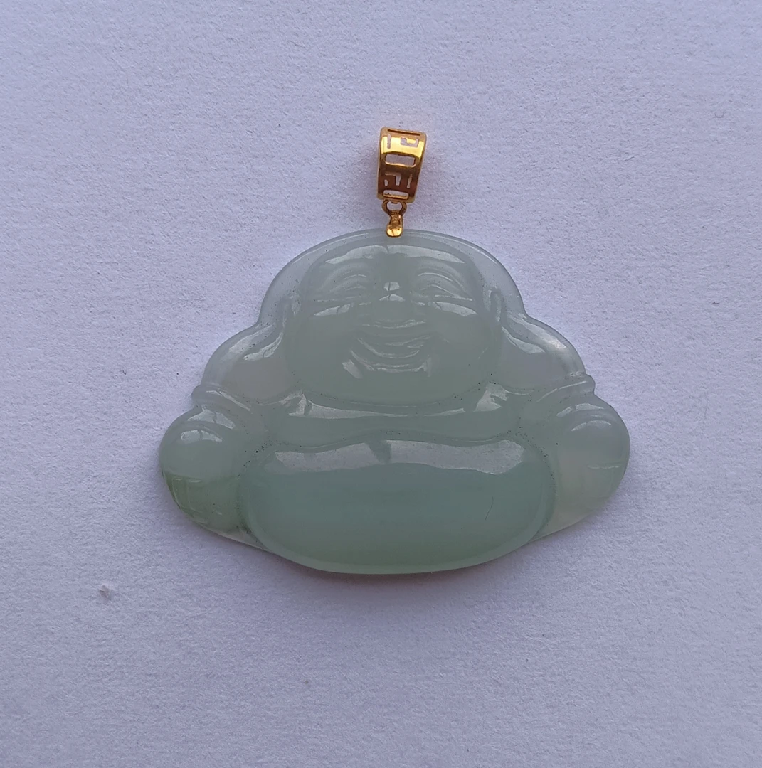 铜合金亚克力吊坠 镶嵌气质优雅饰品雕刻项坠金佛公