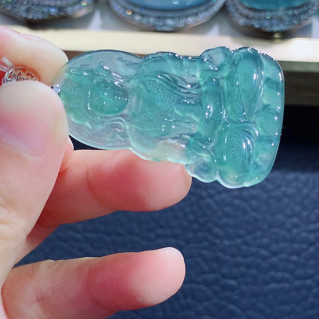 未镶嵌挂件翡翠翡翠