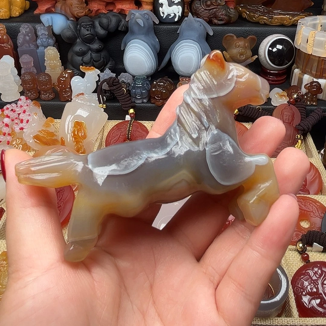 玛瑙/玉髓未镶嵌颈饰