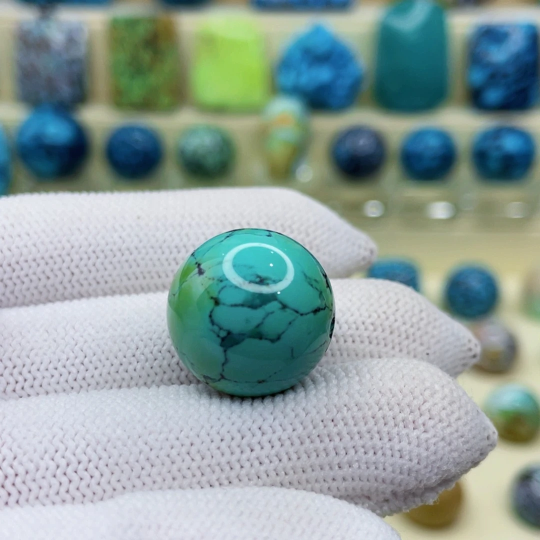 未镶嵌绿松石颈饰尺寸卡17.5