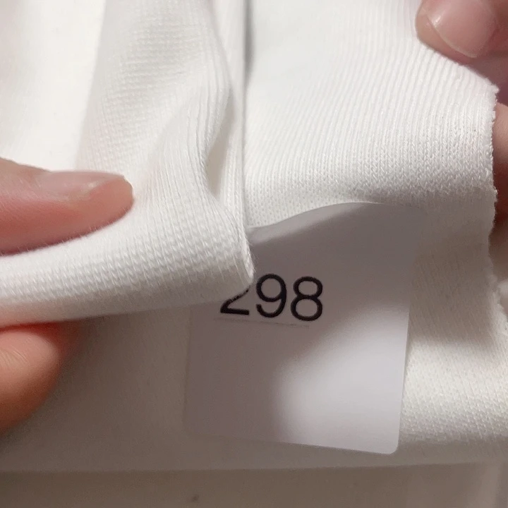 白色露露健康布一米加罗纹298