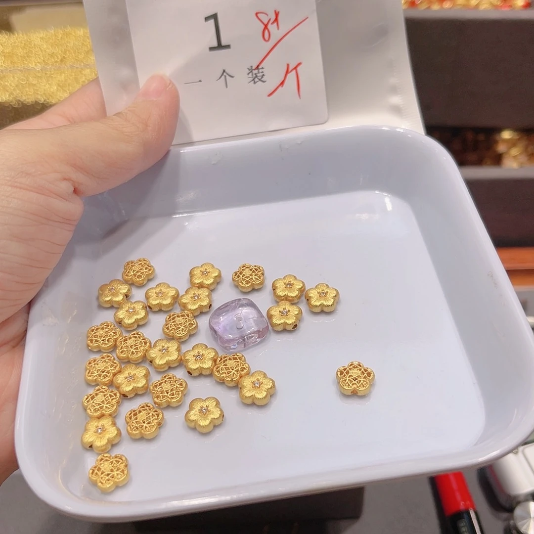 紫晶珠宝半成品银S925镀金镶嵌1