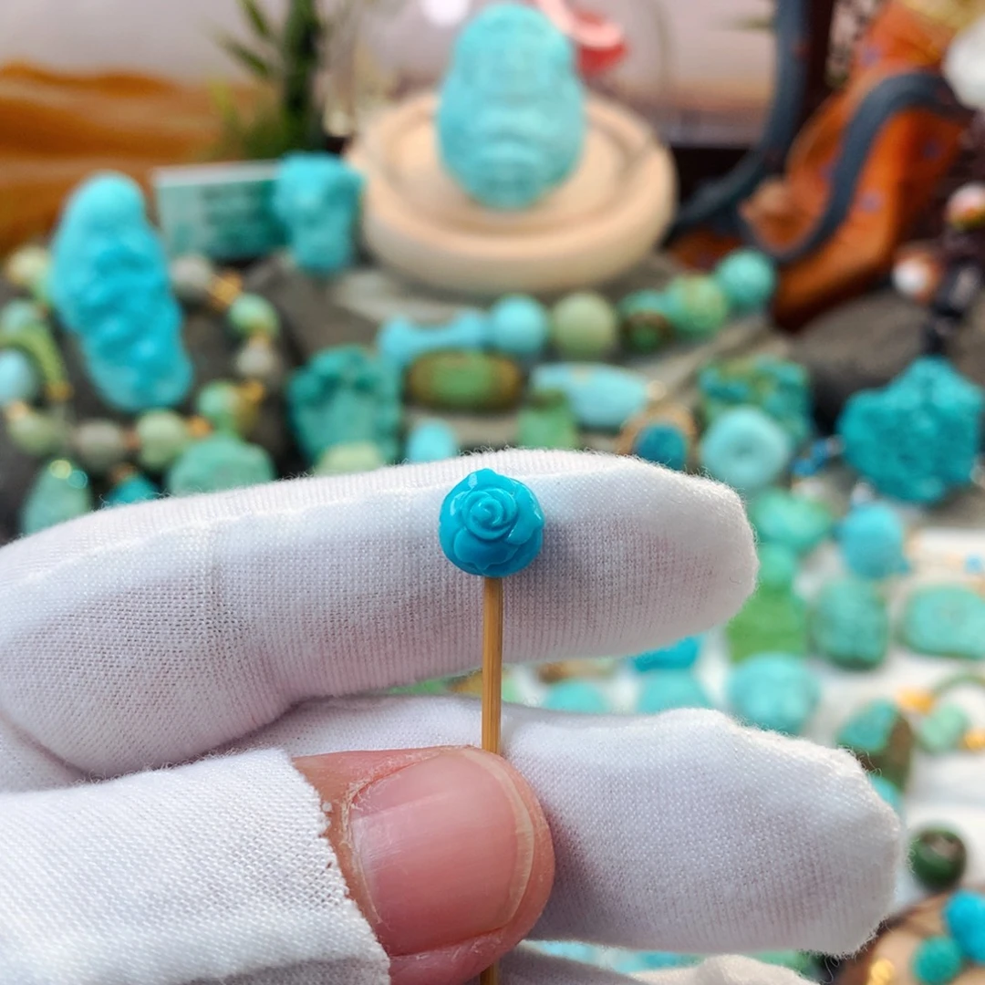 绿松石未镶嵌珠宝半成品