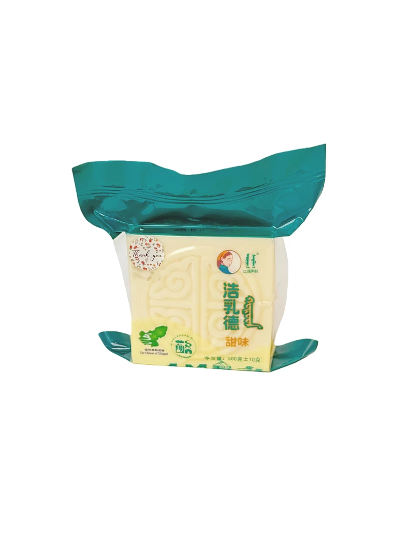 【艾润萨利】传统奶豆腐（甜味）500g内蒙特产泡热饮喝