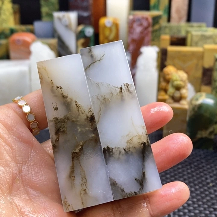 青田石现**囟青田石印章石