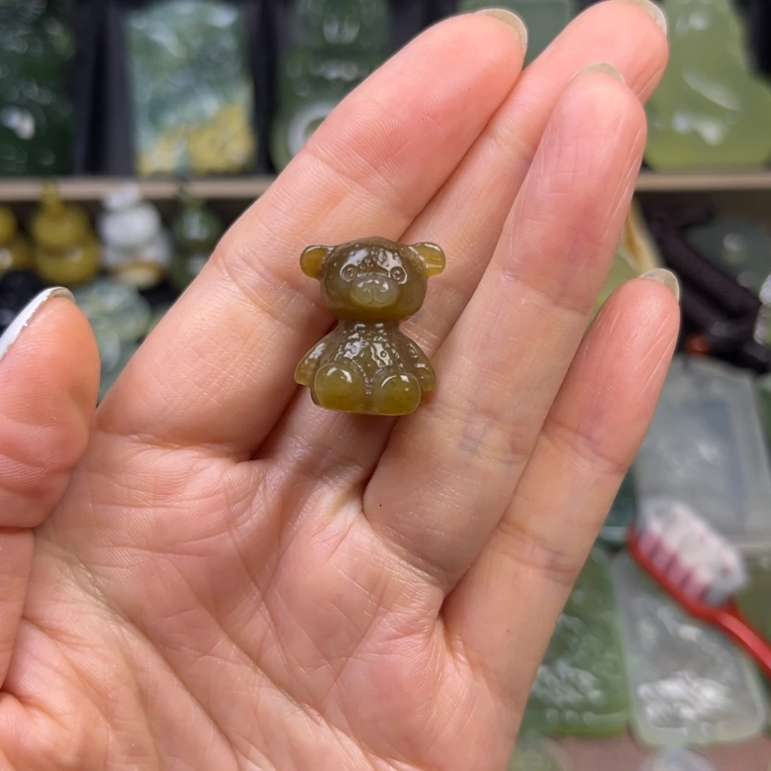 和田玉（糖玉）未镶嵌吊坠(赠链)