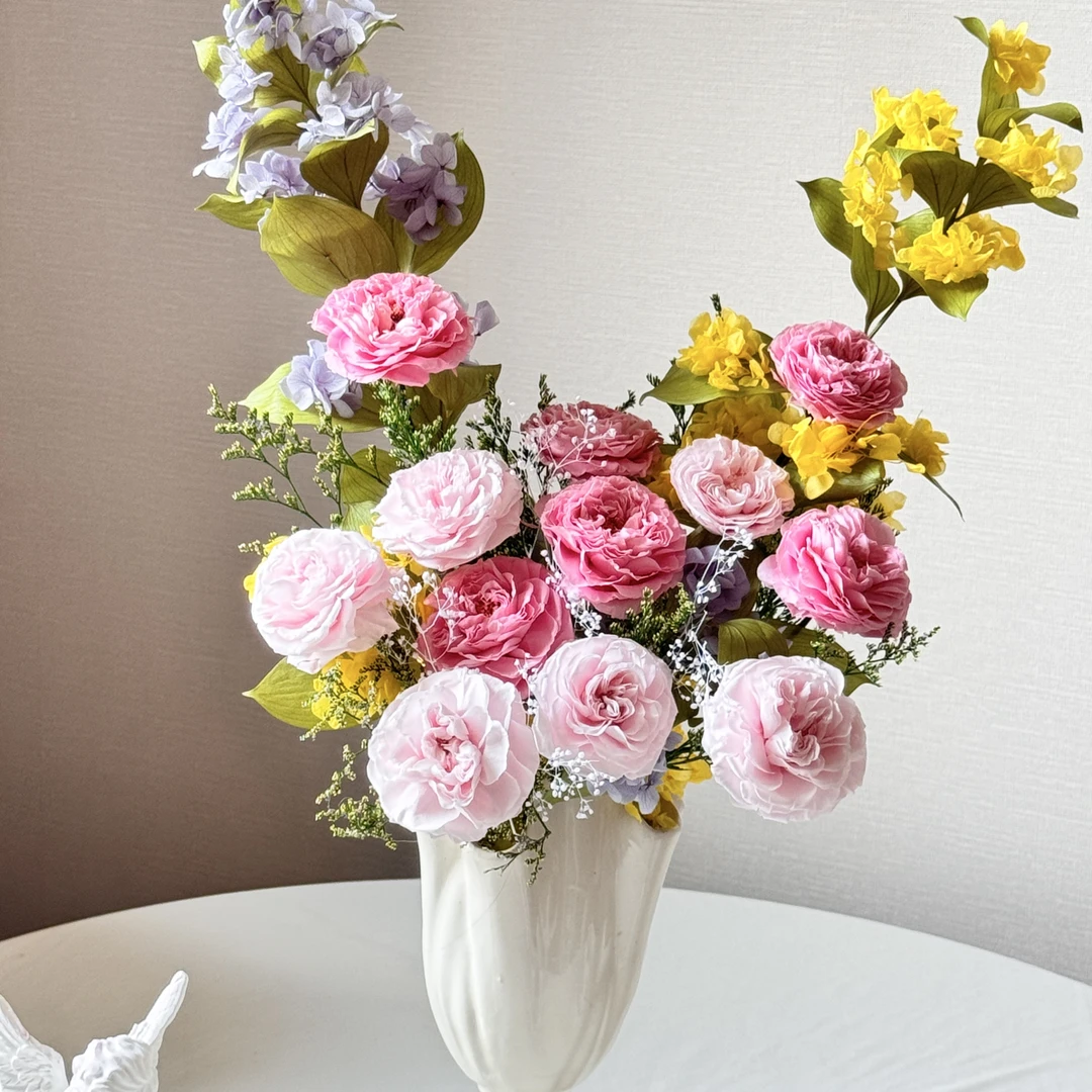【花漾】永生花高级摆件