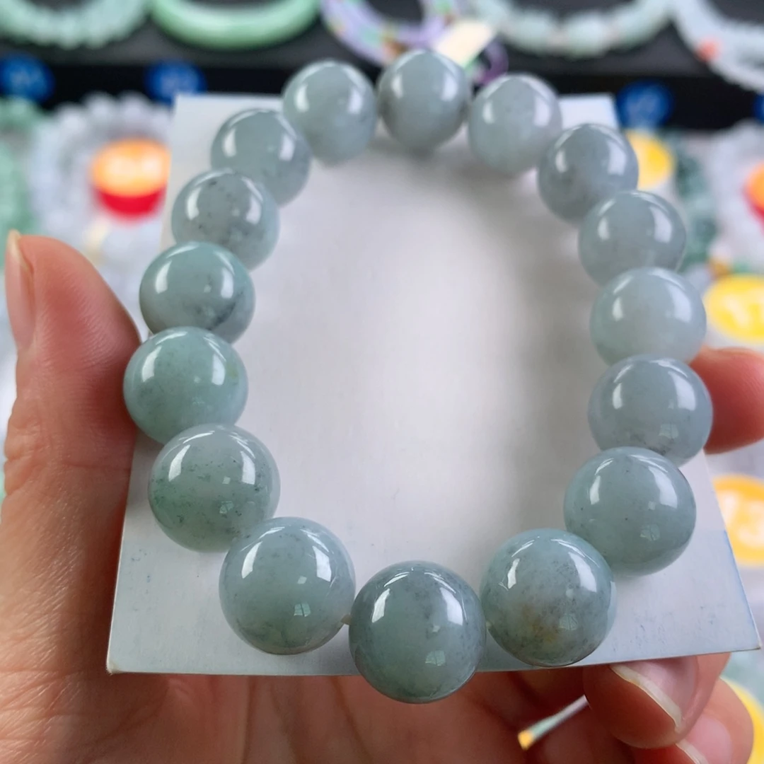 翡翠未镶嵌手链卡13