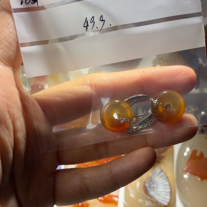 玛瑙/玉髓颈饰合金J*y18