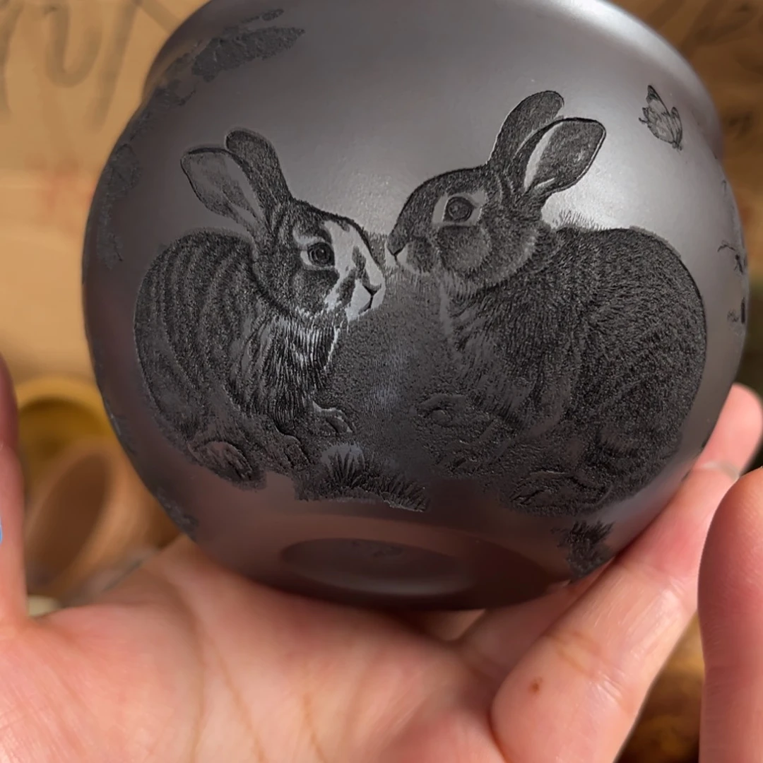 茶杯紫砂微瑕紫砂宜兴