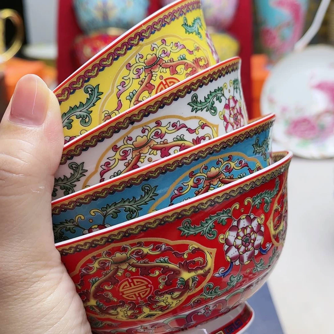 【闪购商品】珐琅4.5寸4个………………