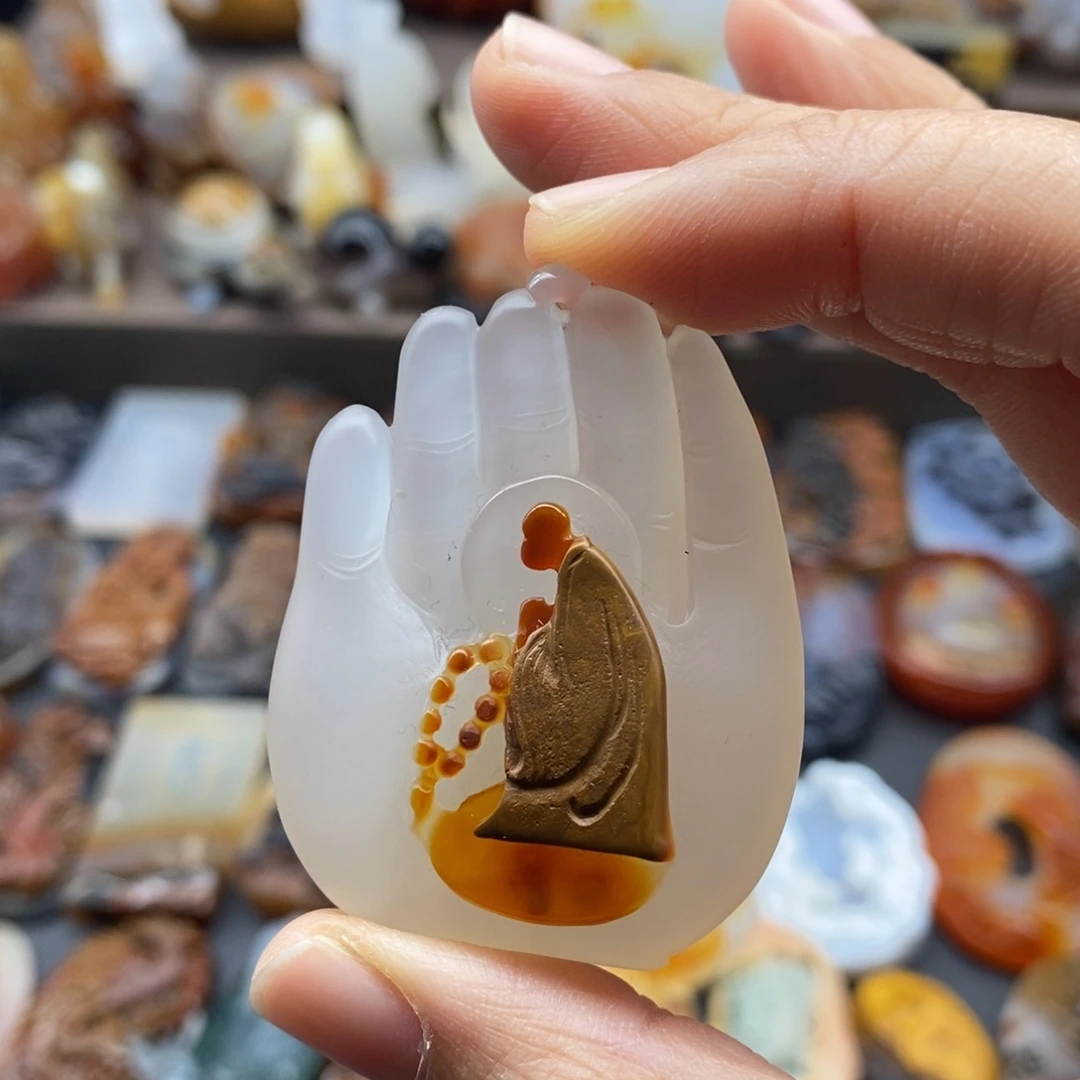 未镶嵌吊坠(不含链)玛瑙/玉髓