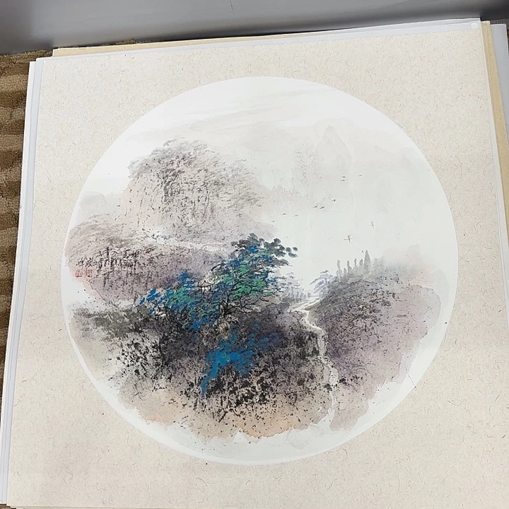 国画花鸟等图案和50.50