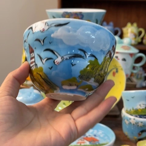 炉景德镇釉下手绘陶瓷