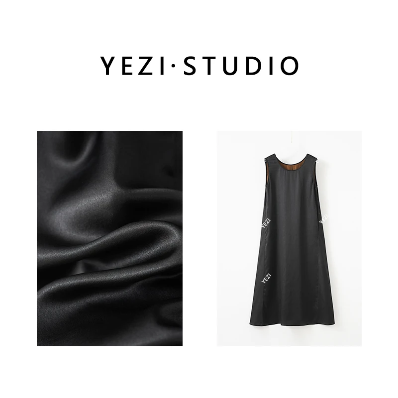 【小重缎人生裙】30姆米小重缎原色香云纱小A版背心连衣裙25234600