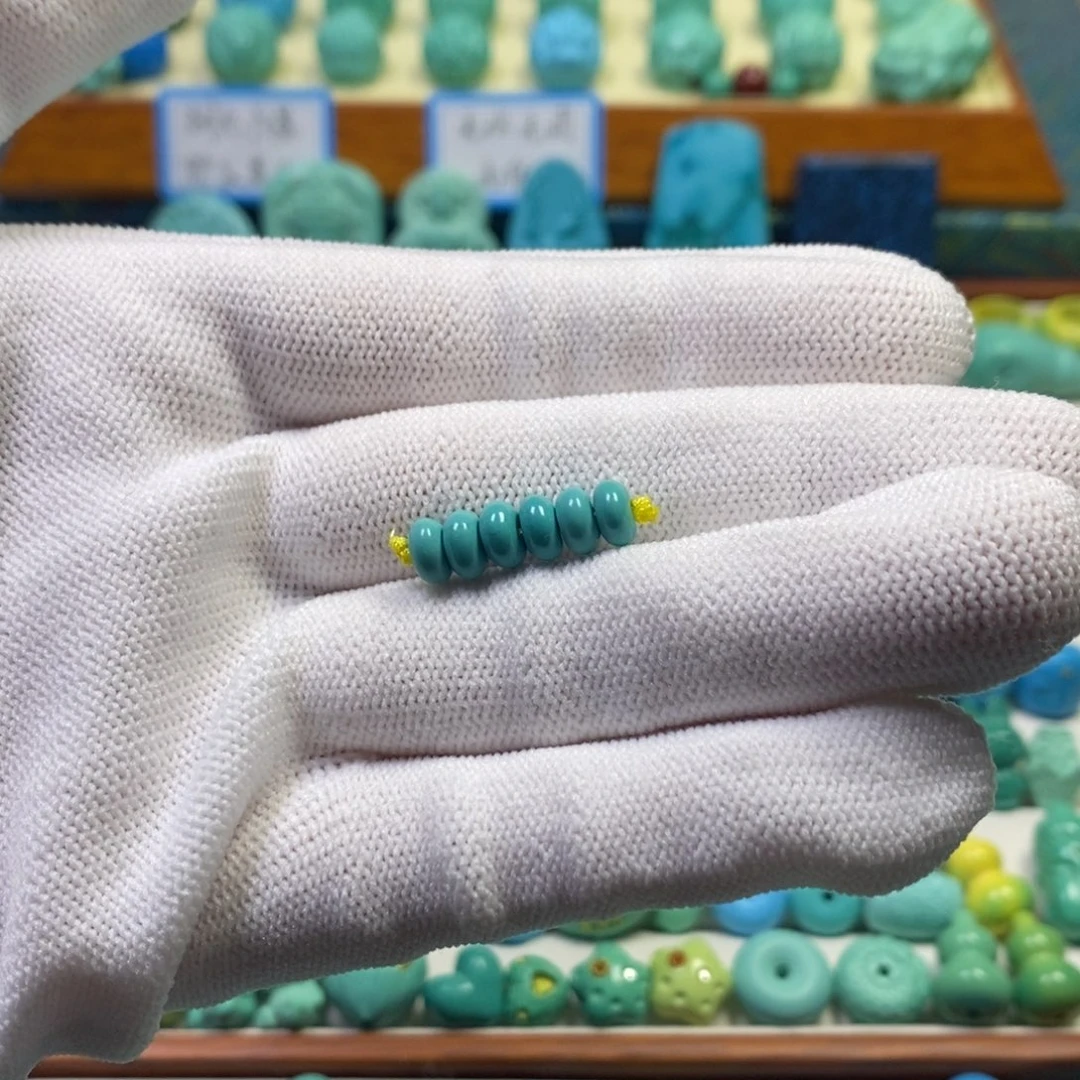 高瓷蓝绿隔片卡6（6颗）