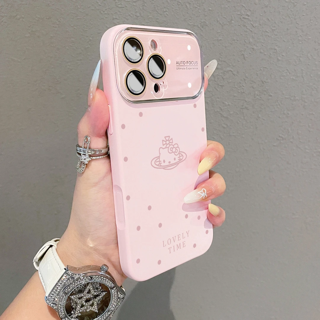 适用苹果16promax星环KT猫手机壳新款iPhone17防摔高级感15保护套