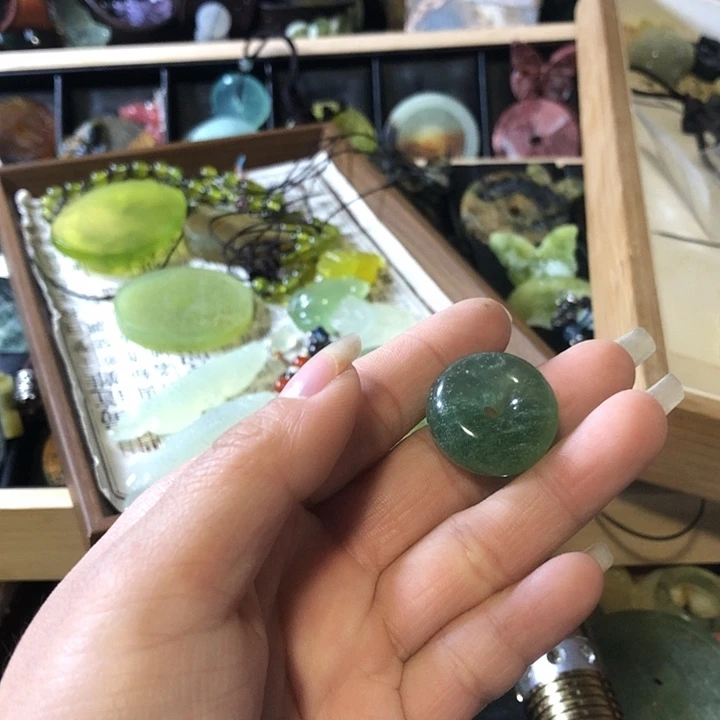 岫玉未镶嵌岫玉挂件