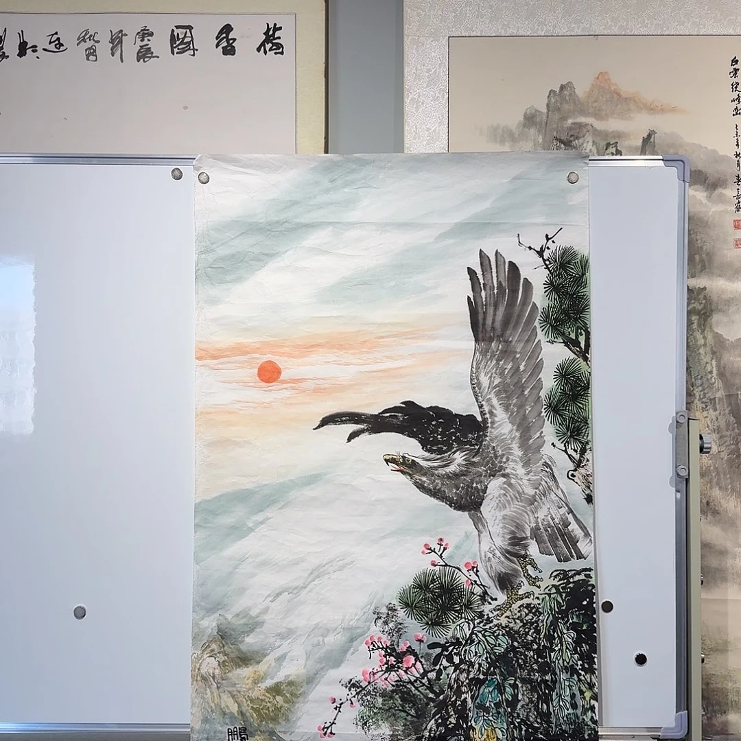 国画厚泽，真人手绘