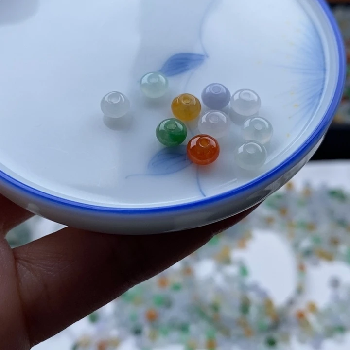 翡翠散珠鼓珠一手