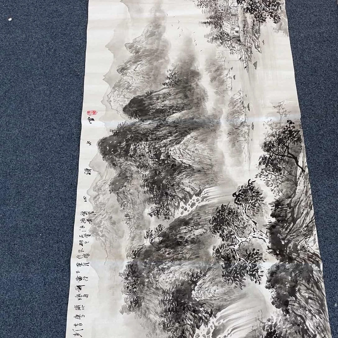 国画纯手工制作的一