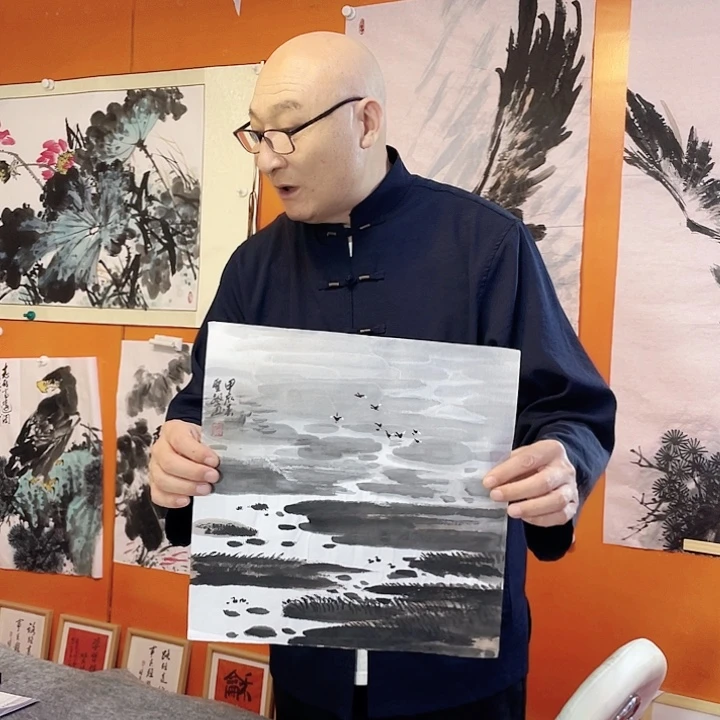 国画张圣敏先生纯手绘作品