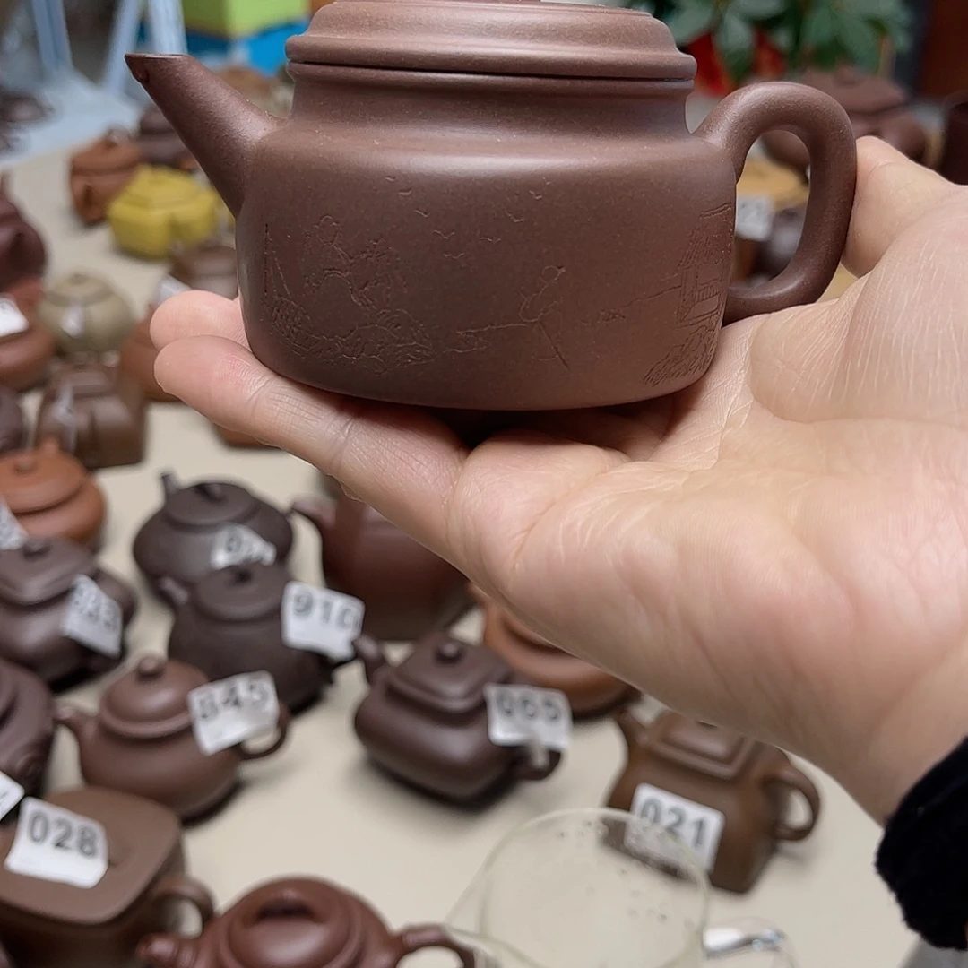 紫砂茶壶德钟180毫升