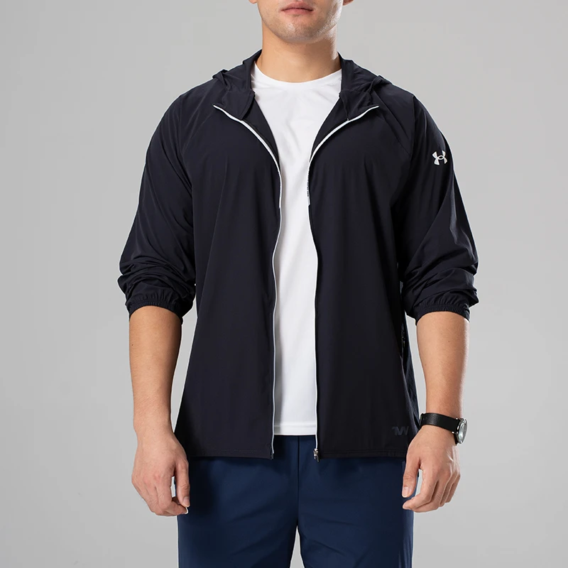 Under Armour/安德玛秋正品男运动休闲梭织连帽夹克外套22500405